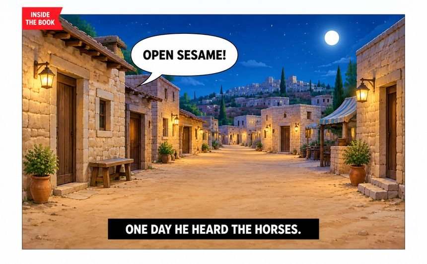 Page preview from Ali Baba and the Forty Thieves