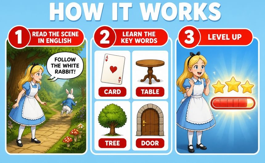 A+ marketing image 2 for Alice's Adventures in Wonderland