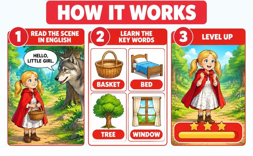 Page preview from Little Red Riding Hood