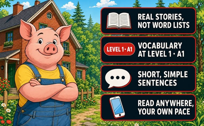 Page preview from The Three Little Pigs