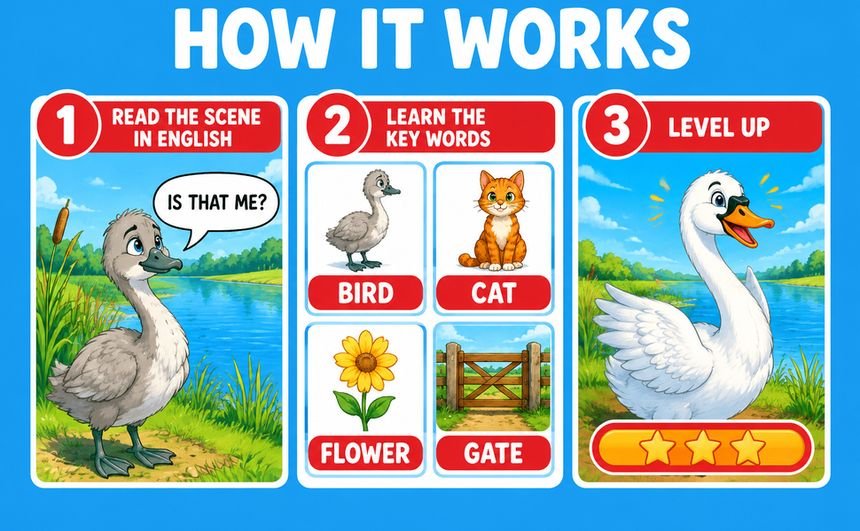 Page preview from The Ugly Duckling